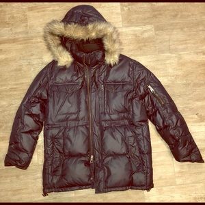 Navy Blue Men’s Parka